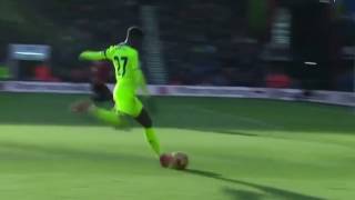 Origi goal from Tight Angle vs Bournemouth HD [upl. by Eelek659]