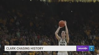 Caitlin Clark breaks alltime NCAA scoring record [upl. by Tjon]