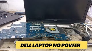 Dell latitude E6540 Not Turning on  Dell E6540 No Power  Dell laptop wont turn on  Laptop Repair [upl. by Jesh]