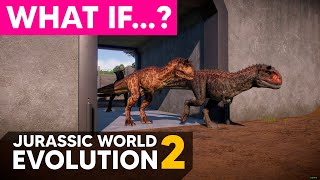 Alimentación del Carnotaurus y el Allosaurus  WHAT IF JURASSIC WORLD 2  JWE 2 [upl. by Immot409]