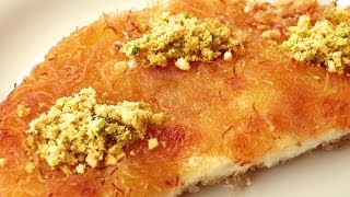 Knafeh Recipe  Turkish Kunefe Recipe [upl. by Arbba]