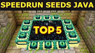 Minecraft 121 TOP 5 SPEEDRUNNING SEEDS MINECRAFT JAVA 121 Seeds Minecraft 121 Java [upl. by Barnaba]