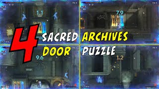 Sacred Archives 4 Doors Puzzle Guide  Prince of Persia The Lost Crown New Power [upl. by Swisher]