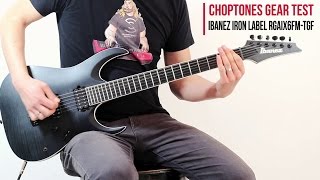 Ibanez RGAIX6FMTGF Iron Label 2016  Demo amp Playthrough [upl. by Juliane]