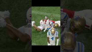 This INT is so UNLUCKY😭🍀youtubeshorts football collegefootball footballshorts [upl. by Alessig]