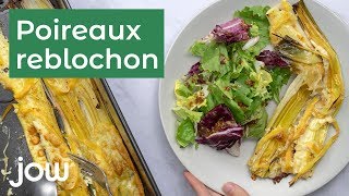 Recette de Poireaux Reblochon [upl. by Kacey]