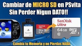 Cambiar MicroSD por otra con SD2VITA sin Perder NADA Tutorial FACIL [upl. by Libbna]