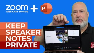 Zoom  View Speaker Notes When Presenting PowerPoint  Presenter View [upl. by Atteuqaj]