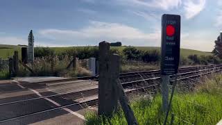 Eton College User Worked Level Crossing Wiltshire 16082024 [upl. by Attelocin]