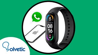 🔔 NOTIFICATIONS Xiaomi Mi Band 6 iPhone  WhatsApp [upl. by Ylera]