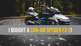 I Bought A New CanAm Spyder F3S Special Series First Impressions [upl. by Carr]