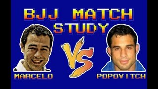 BJJ Match Study Marcelo Garcia vs Pablo Popovitch [upl. by Yrelbmik]