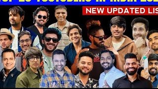 top 5 youtubers in india 2024  India ke sabse bade youtubers  biggest Youtubers in india yt [upl. by Lunsford]