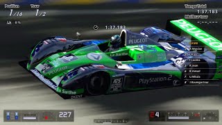 Gran Turismo 5  Pescarolo Sport Courage C60  Peugeot 03 HYBRiD PS3 Gameplay [upl. by Yclehc]