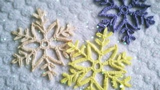 Copo de nieve a crochet muy fácil [upl. by Pang]