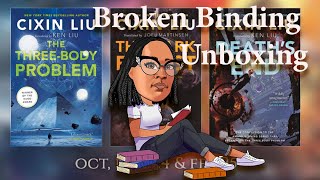 The Three Body Problem by Cixin Liu Broken Binding SciFi October 2024 Unboxing [upl. by Ydniw]