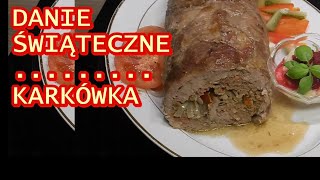 KARKÓWKA Z PIEKARNIKA Z MIĘSA MIELONEGO ROLADA PRZEPIS FASZEROWANA CEBULĄ MIĘSEM MIELONYM🧡💥 nr516 [upl. by Parsaye]