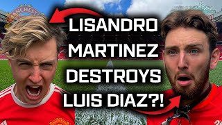 LISANDRO MARTINEZ ANNIHILATES LIVERPOOL STORMZY GETS FLUSTERED [upl. by Brooks]