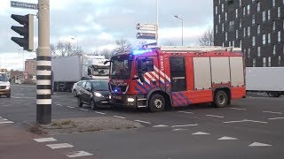 P1 Brandweer Rijopleiding Krijgt aanrijding tijdens spoedrit in Groningen [upl. by Fokos]