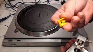 BANDEJA GIRADISCOS TURNTABLE SONY PS242 JAPAN 1980 RESTAURACION P2 [upl. by Medeah434]