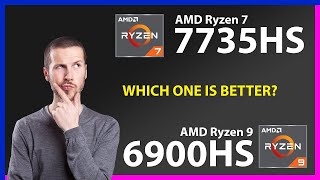 AMD Ryzen 7 7735HS vs AMD Ryzen 9 6900HS Technical Comparison [upl. by Clausen]