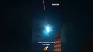 METEORITO HOY un meteorito cruza el cielo de España y Portugal 19 mayo 2024 bola de fuego [upl. by Sletten]