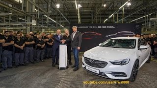 NEW Opel Insignia Grand Sport amp Sports Tourer  Start of Regular Production HD [upl. by Neelrac]