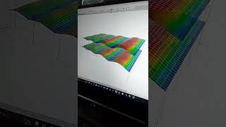 ETABS deflection animation Building Structure Design etabs [upl. by Primo]