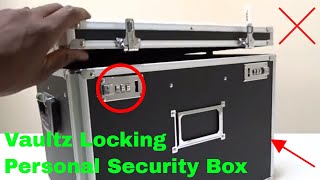 ✅ How To Use Vaultz Locking Personal Security Box Review [upl. by Mell]