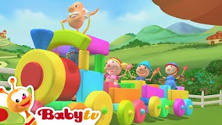 A Fun Train Ride 🚂 Magical Playground 🌟 Building Blocks BabyTV [upl. by Ney]