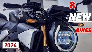 08 NEW UPCOMING BIKES IN INDIA 2024  8 UPCOMING BIKES 2024 [upl. by Alaham248]