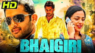 Bhaigiri Ishq South Hindi Dubbed Full Movie  Nithiin Nithya Menen  भाईगिरी HD [upl. by Hgielak]