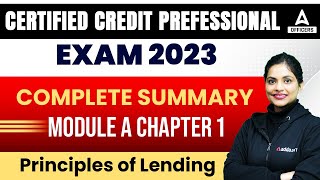 CCP Exam 2023  Complete Summary  Module A Chapter 1  Principles of Lending   CCP IIBF [upl. by Scriven209]