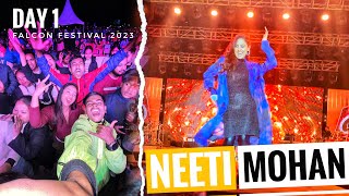 First Day of Falcon Festival 2023 😳🔥 ft Neeti Mohan [upl. by Hsara]