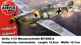 Airfix 172 Messerschmitt Bf109G6 Kit Review [upl. by Anastassia]