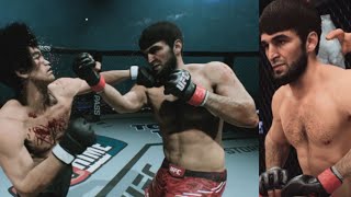 UFC 5 Zabit Magomedsharipov Vs Bruce Lee  Superb UFC Lightweight Fight English Commentary PS5 [upl. by Normandy]