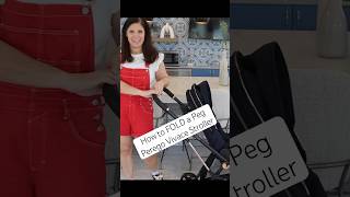 How to FOLD a Peg Perego Vivace Stroller baby [upl. by Booma195]