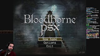 Bloodborne PSX Demake Full Playthrough [upl. by Aerdnahs]