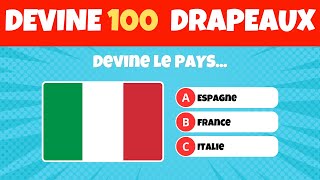 🏳️‍🌈 Défi des Drapeaux  Identifier 100 Pays   quotQuiz Quizquot [upl. by Sholes939]