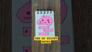 How To Use Sticky Notes In Creative Way shorts ytshorts [upl. by Eicrad399]