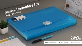 Bantex Expanding File With Handle [upl. by Hillard]