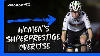 CycloCross Superprestige Overijse 2023  Van Empel Gets Third Win  Womens Highlights  Eurosport [upl. by Wing645]