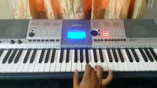 Manam songs on keyboard  kanipinchina ammake instrumental [upl. by Wehtta]