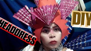 Making DIY HEADDRESS for Festival  Philippine Festival [upl. by Vullo]