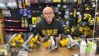 Dewalt sirkelsager DCS391DCS565DCS570 og DCS571 [upl. by Bertelli]