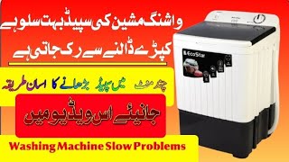 Washing Machine Repair Slow Speed Problem Washing machine motor slow Speed Problems [upl. by Adnaluoy]