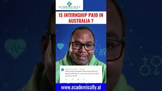 pharmacists Internship Paid in Australia  Pharmacy Internship salary in Australia ytshorts [upl. by Nissy]