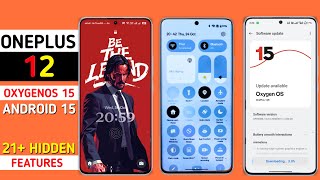 Oneplus 12 OxygenOS 15 Android 15 Update Features  25 Hidden Features  Oneplus 12 New Update [upl. by Iruyas]