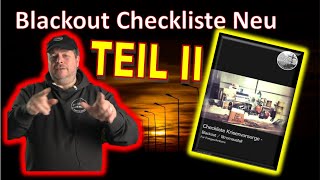 Blackout Checkliste Krisenvorbereitung TEIL II  Wie solltet ihr euch vorbereiten [upl. by Loretta644]