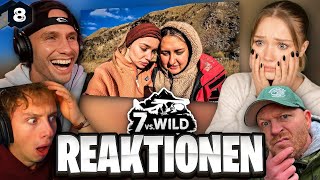 Am Limit 😨 ALLE Reaktionen der Teilnehmer auf Folge 8 7 vs Wild  Crashed [upl. by Narol]